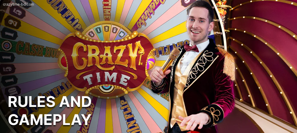 Crazy Time live game is made up of 5 rounds