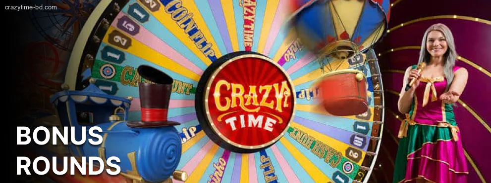 Crazy Time Bonus rounds