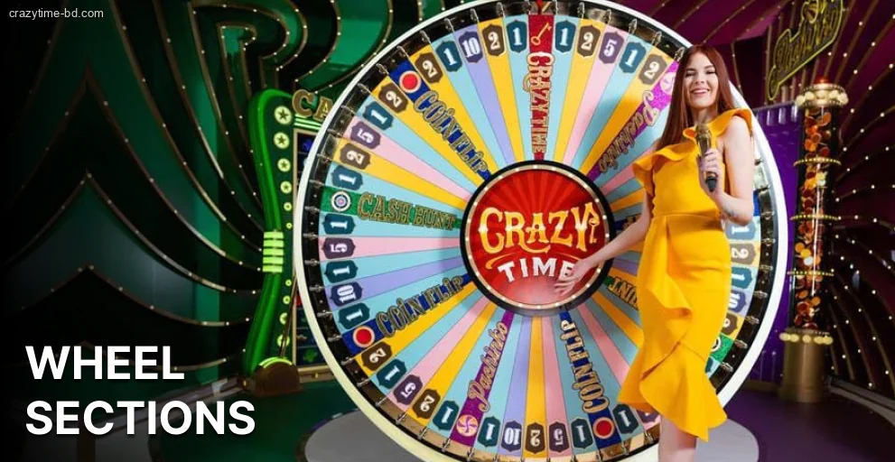 The Crazy Time wheel