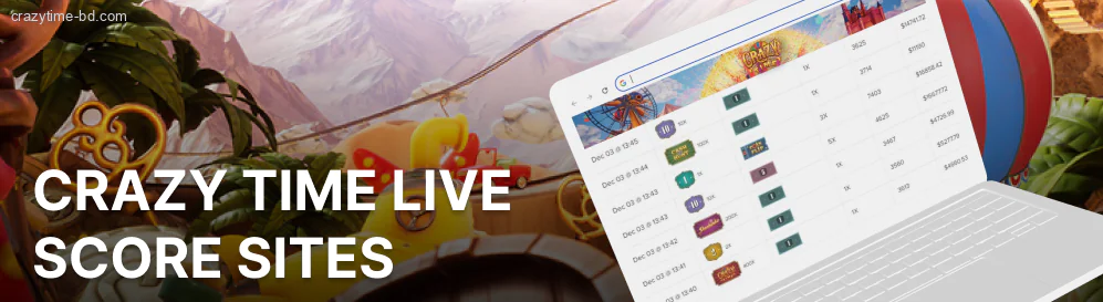 Access casino scores Crazy Time instantly