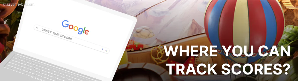 Tracking Crazy Time results is done on specialized websites