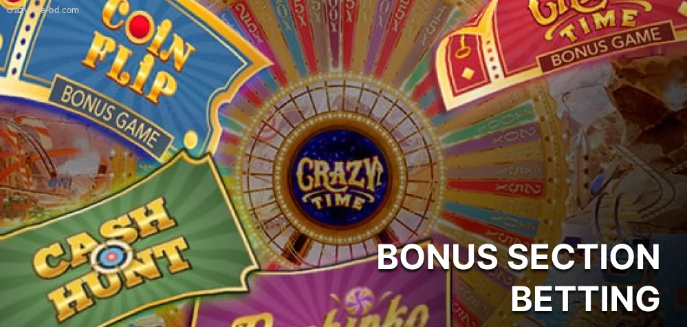 Crazy Time Bonus Section