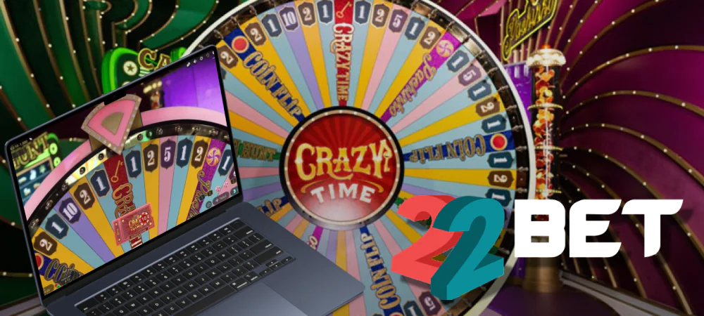 Crazy Time BD in 22Bet Casino