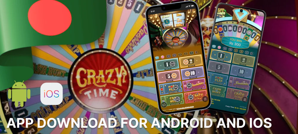 Crazy Time App Download for Android and iOS Devices
