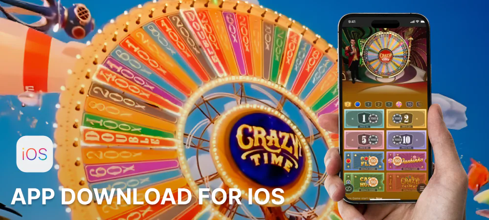 How to download Crazy Time App for iOS devices